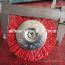 Long service life drill Nylon Infused Wheel Brush with 6mm shank